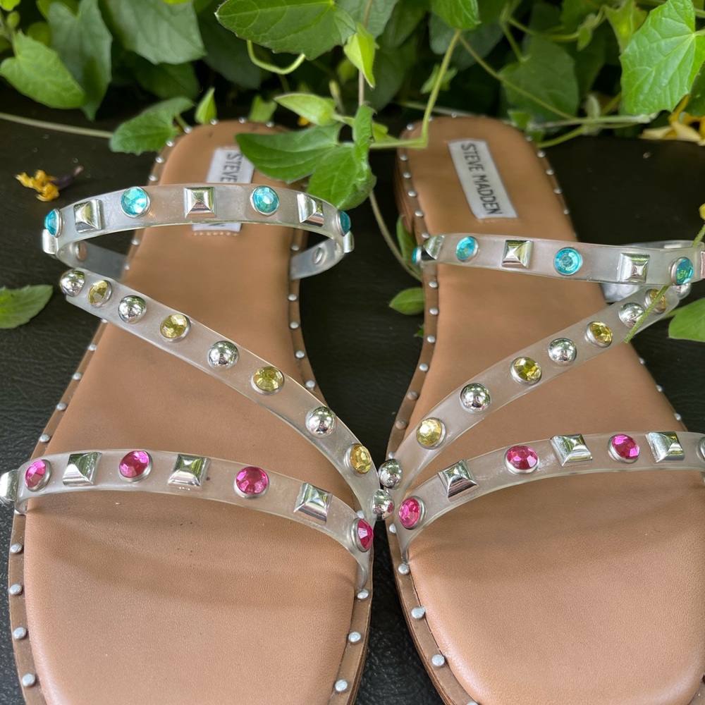 Steve Madden Studded Sandals - Picture 2 of 3